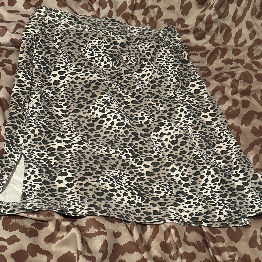 Woman’s leopard shirt